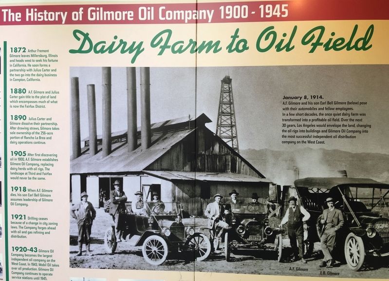 Gilmore Oil Marker image. Click for full size.