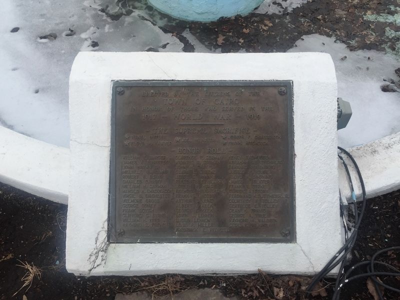 World War Marker. Click for full size. World War Marker image. Click for full size.