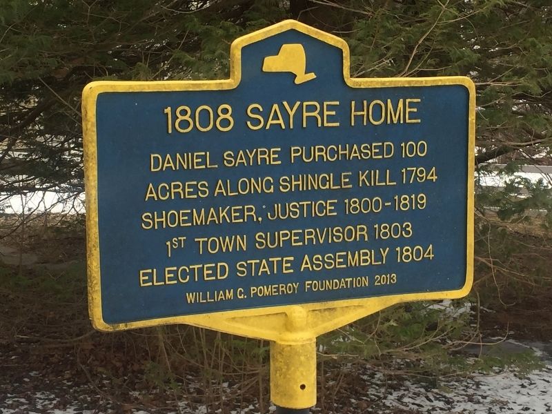 1808 Sayre Home Marker image. Click for full size.