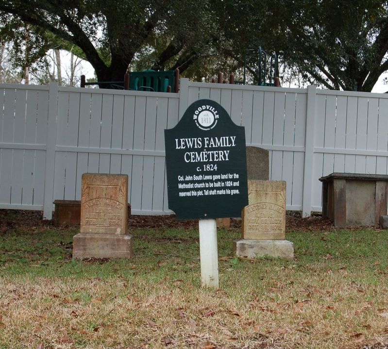 Lewis Family Cemetery Marker image. Click for full size.