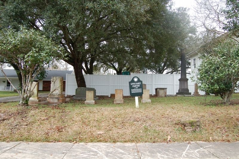 Lewis Family Cemetery Marker image. Click for full size.