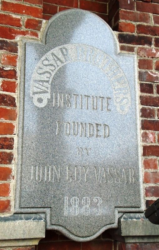 Vassar Brothers Institute Marker. Click for full size. Vassar Brothers Institute Marker image. Click for full size.