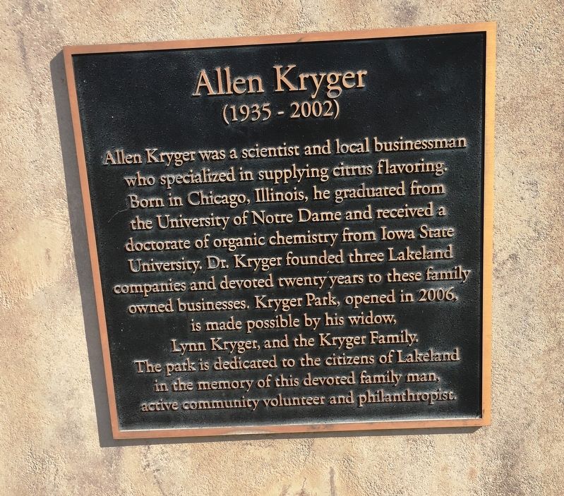 Allen Kryger Marker image. Click for full size.