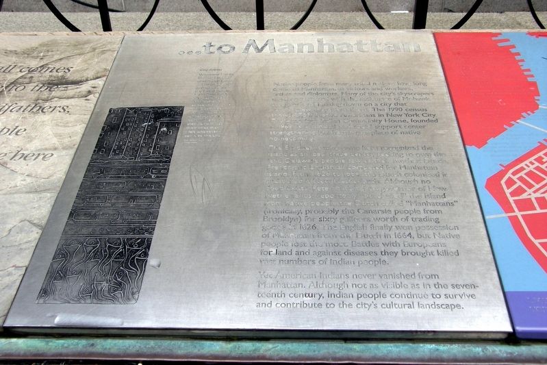 ...to Manhattan Marker. Click for full size. ...to Manhattan Marker image. Click for full size.