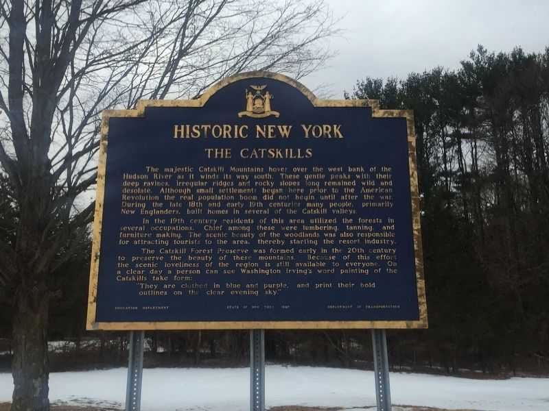 The Catskills Marker image. Click for full size.