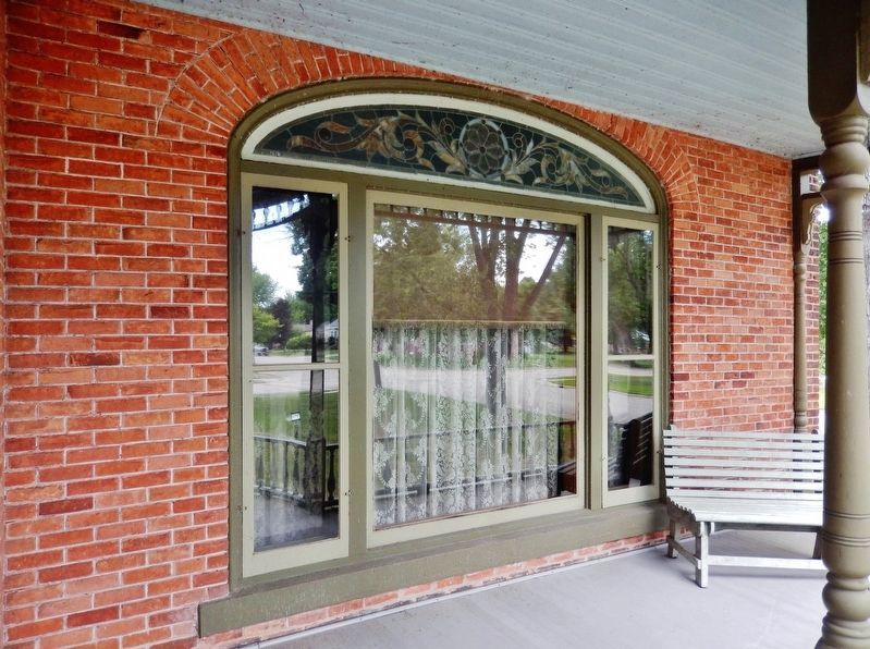 Chicago-type Window on Front Veranda. Click for full size. Chicago-type Window on Front Veranda image. Click for full size.