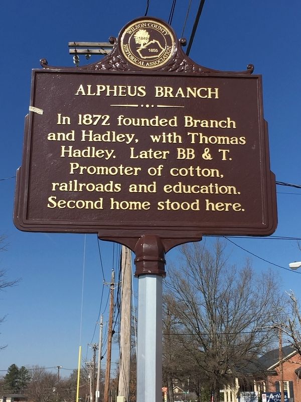 Alpheus Branch Marker image. Click for full size.