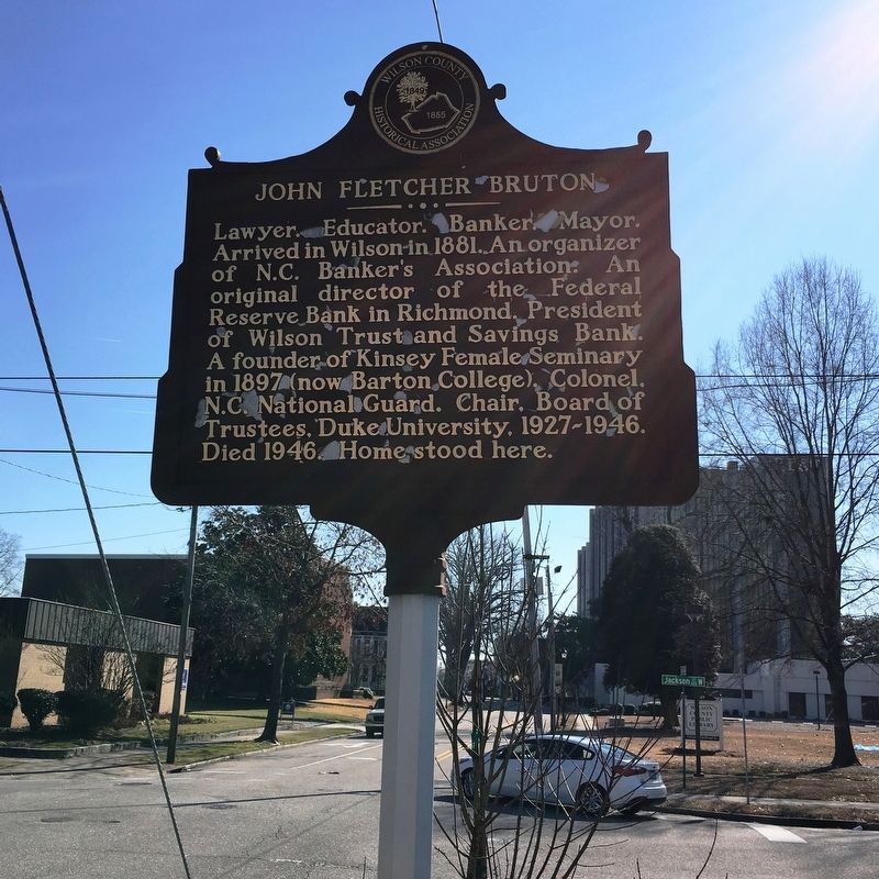John Fletcher Bruton Marker image. Click for full size.