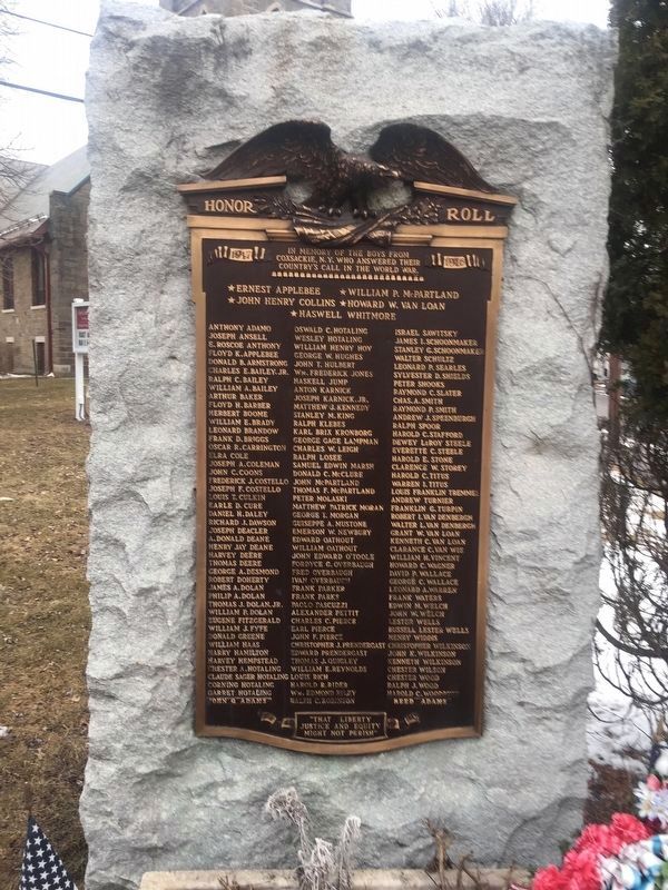 Honor Roll Marker. Click for full size. Honor Roll Marker image. Click for full size.