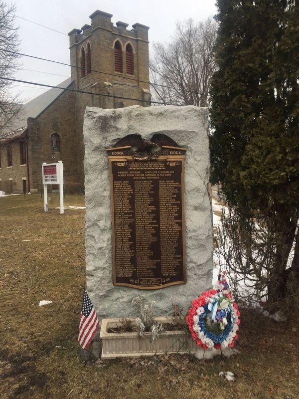 Honor Roll Marker. Click for full size. Honor Roll Marker image. Click for full size.