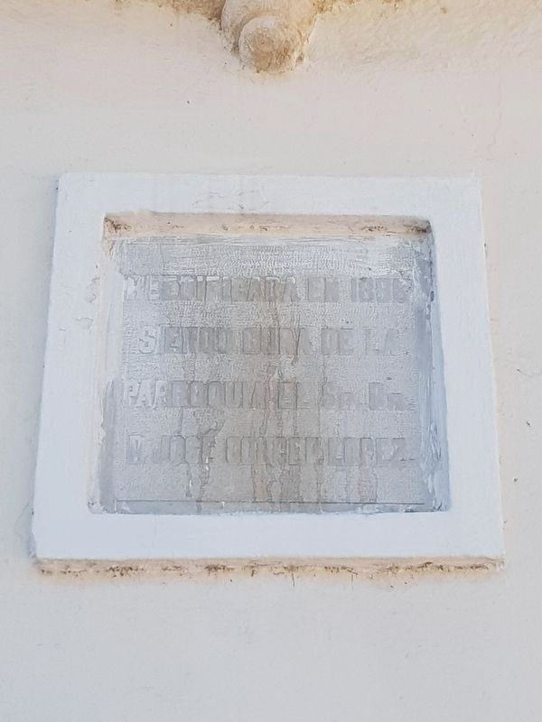 An additional marker for the 1896 reconstruction of the Temple of Santiago. Click for full size. An additional marker for the 1896 reconstruction of the Temple of Santiago image. Click for full size.
