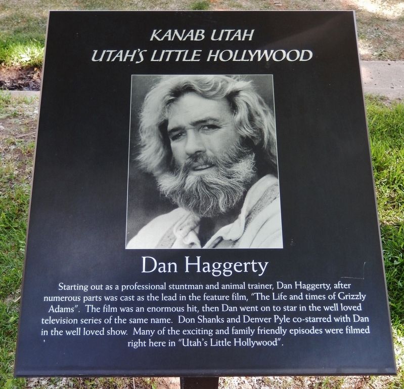 Dan Haggerty Marker image. Click for full size.