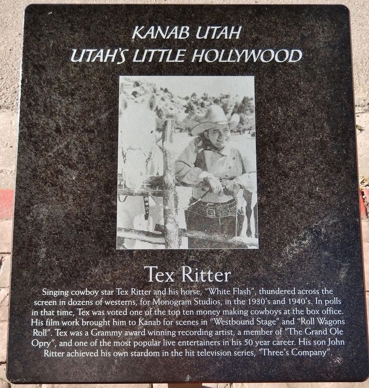 Tex Ritter Marker image. Click for full size.