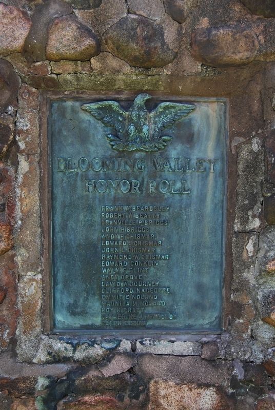 Blooming Valley Honor Roll Marker image. Click for full size.