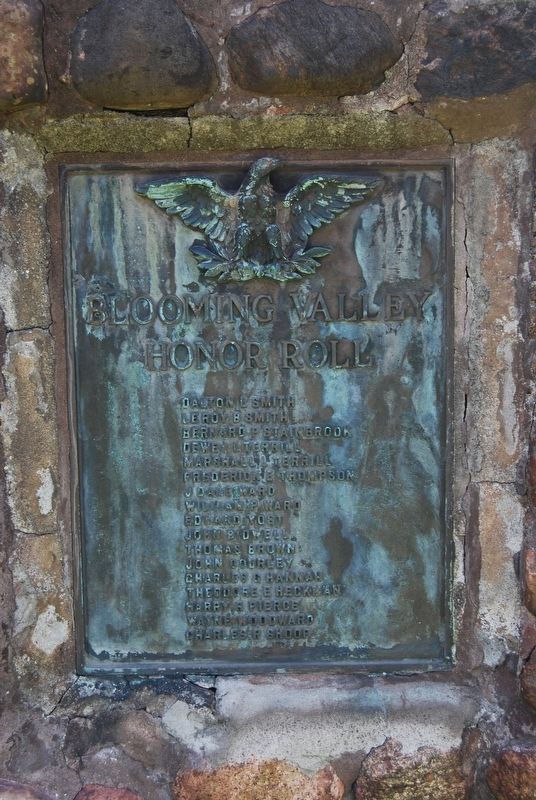 Blooming Valley Honor Roll Marker image. Click for full size.