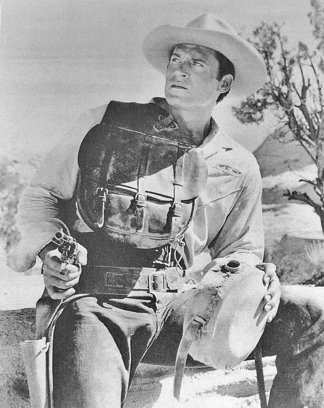 Marker detail: Clint Walker photo image. Click for full size.