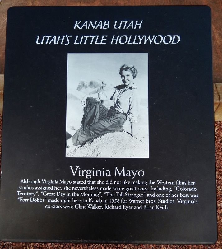 Virginia Mayo Marker. Click for full size. Virginia Mayo Marker image. Click for full size.