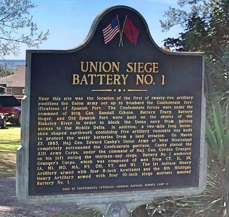 Union Siege Battery No. 1 Marker image. Click for full size.
