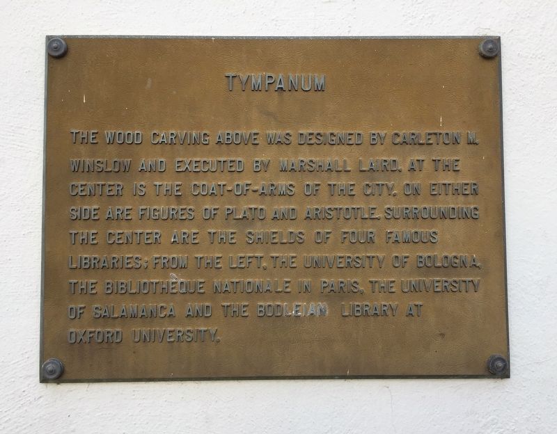 Tympanum Marker image. Click for full size.