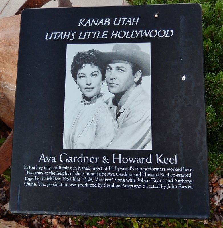 Ava Gardner & Howard Keel Marker image. Click for full size.