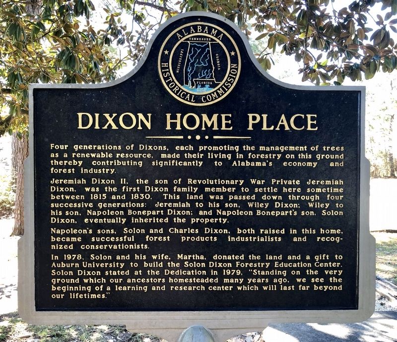 Dixon Home Place Marker image. Click for full size.