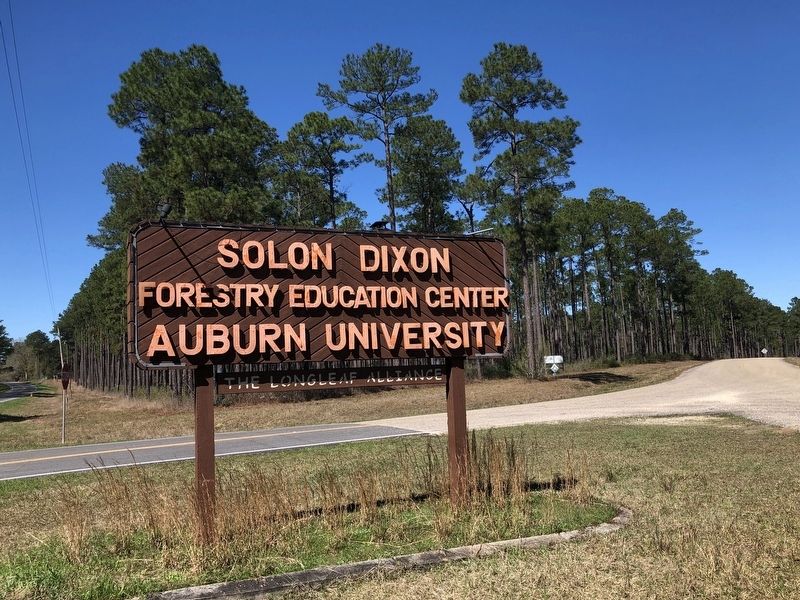 The Dixon home is the center of the Solon Dixon Forestry Education Center. image. Click for full size.