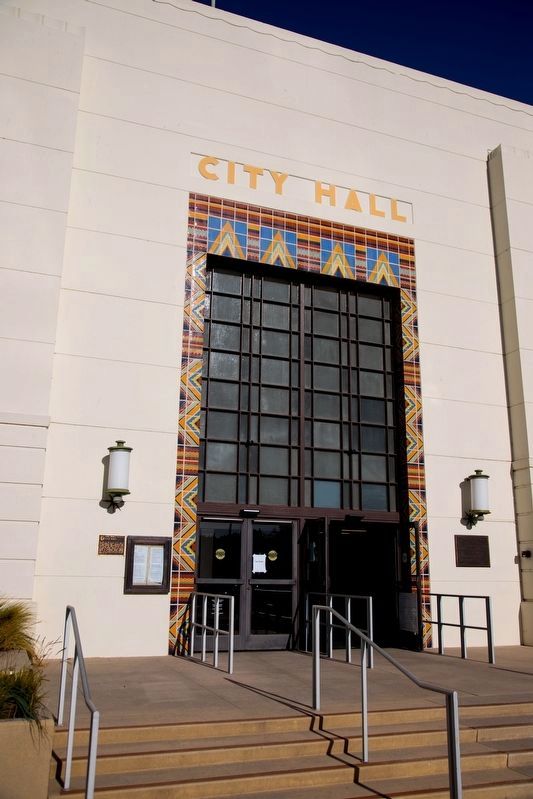 Santa Monica City Hall Main Entrance image. Click for full size.
