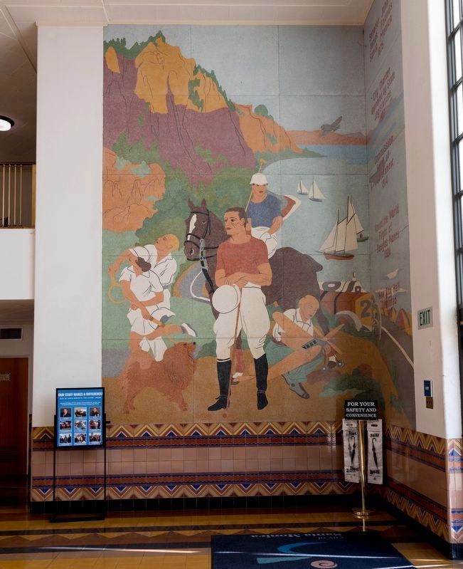 Santa Monica City Hall Lobby Murals. Click for full size. Santa Monica City Hall Lobby Murals image. Click for full size.