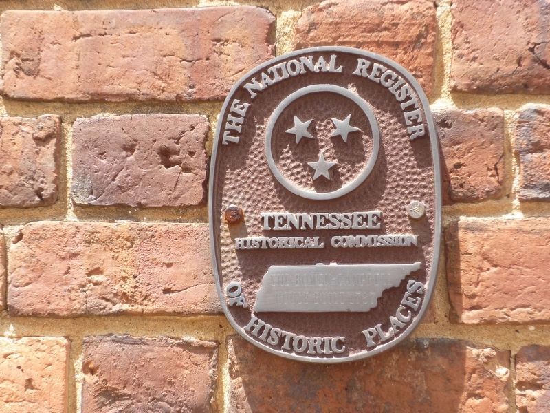 NRHP and Tennessee Historical Commission Bowen-Campbell House Marker image. Click for full size.