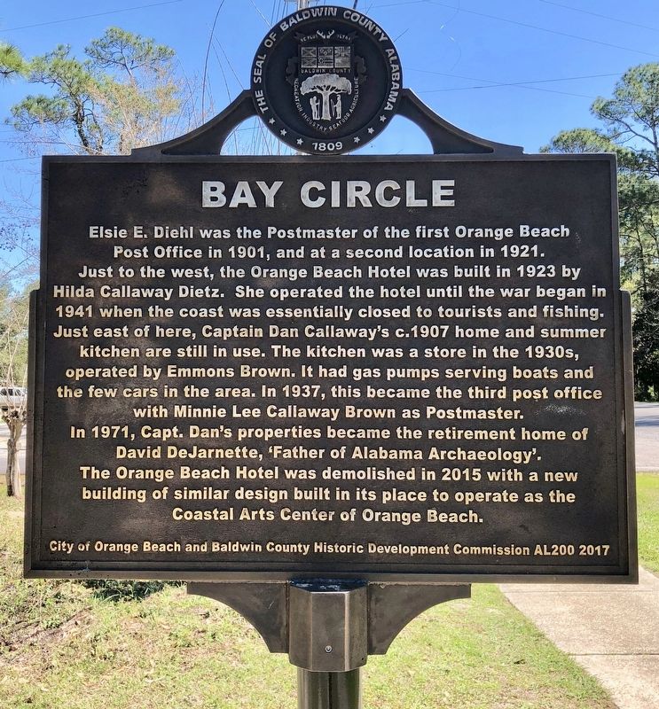 Bay Circle Marker (reverse) image. Click for full size.