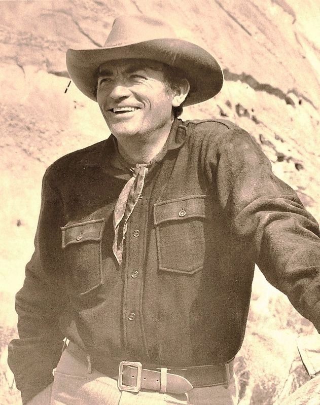 Marker detail: Gregory Peck photo image. Click for full size.