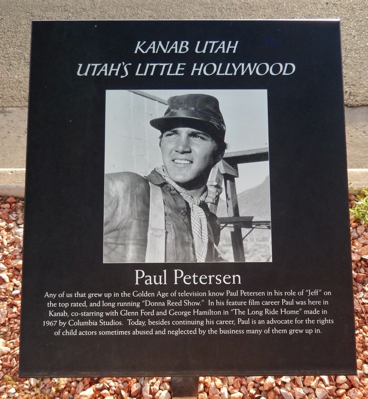 Paul Petersen Marker. Click for full size. Paul Petersen Marker image. Click for full size.
