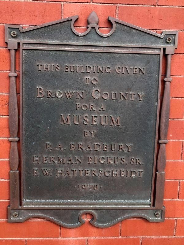 Dacotah Prairie Museum Dedication Marker. Click for full size. Dacotah Prairie Museum Dedication Marker image. Click for full size.