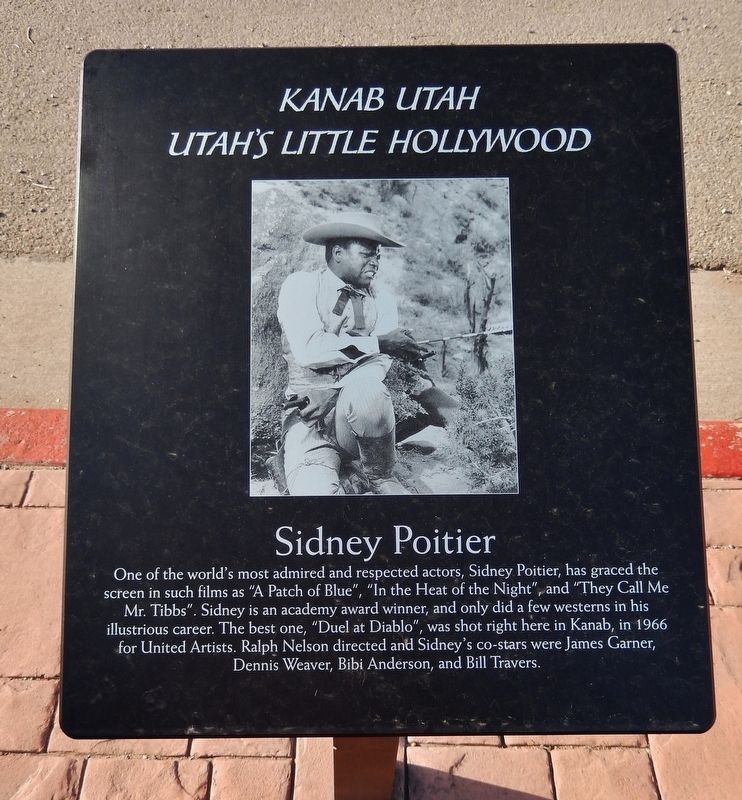 Sidney Poitier Marker image. Click for full size.