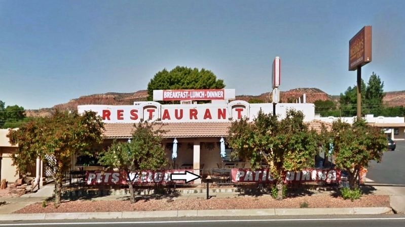 The Proud Rebel Marker (<i>marker located beside sidewalk, directly in front of restaurant</i>). Click for full size. The Proud Rebel Marker (<i>marker located beside sidewalk, directly in front of restaurant</i>) image. Click for full size.