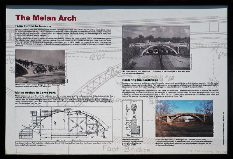 The Melan Arch marker image. Click for full size.