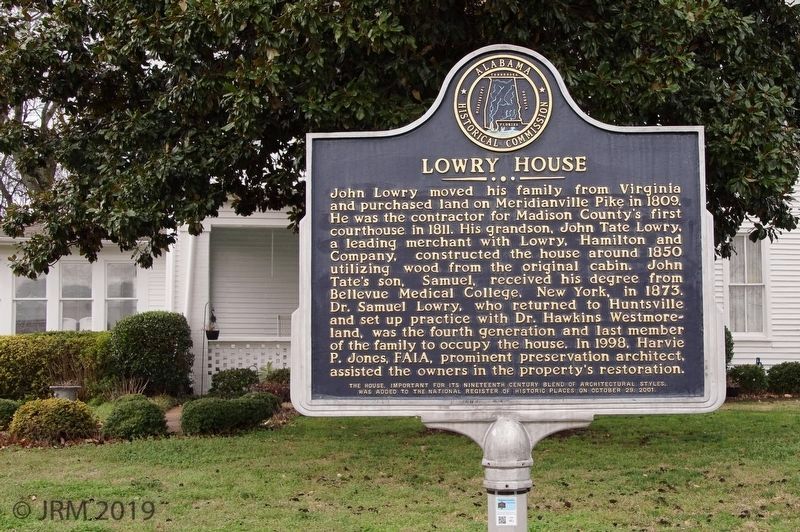 Lowry House Marker image. Click for full size.