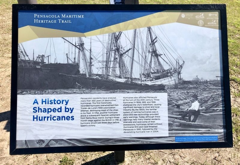 A History Shaped by Hurricanes Marker image. Click for full size.