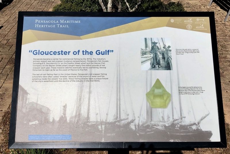 "Gloucester of the Gulf" Marker. Click for full size. "Gloucester of the Gulf" Marker image. Click for full size.