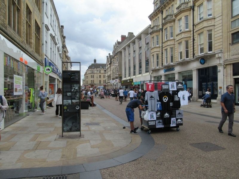 Cornmarket & Market St Marker. Click for full size. Cornmarket & Market St Marker image. Click for full size.