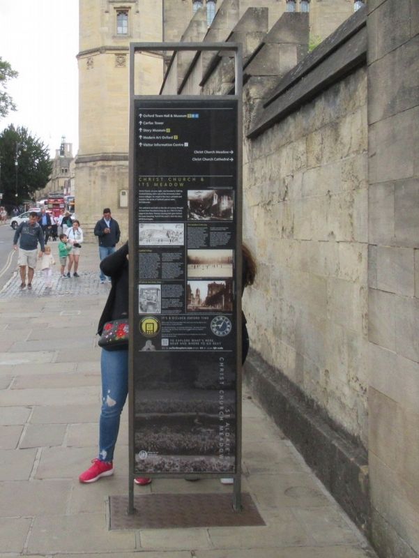 Christ Church & Its Meadow Marker. Click for full size. Christ Church & Its Meadow Marker image. Click for full size.