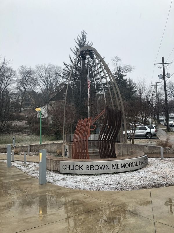 Chuck Brown Memorial Park Marker. Click for full size. Chuck Brown Memorial Park Marker image. Click for full size.