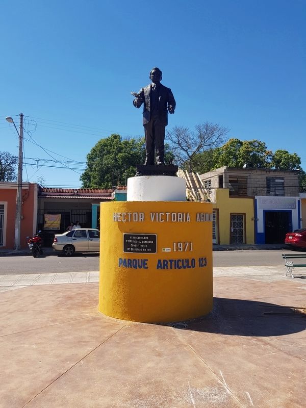 Héctor Victoria Aguilar Marker. Click for full size. Héctor Victoria Aguilar Marker image. Click for full size.