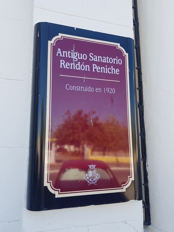 The Old Rendn Peniche Sanitorium Marker image. Click for full size.