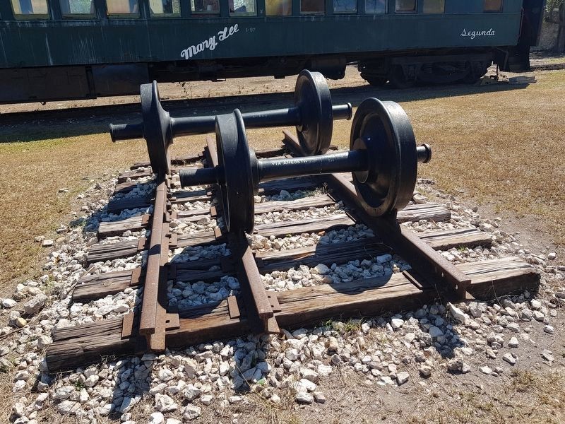 A nearby display showing track gauges. Click for full size. A nearby display showing track gauges image. Click for full size.