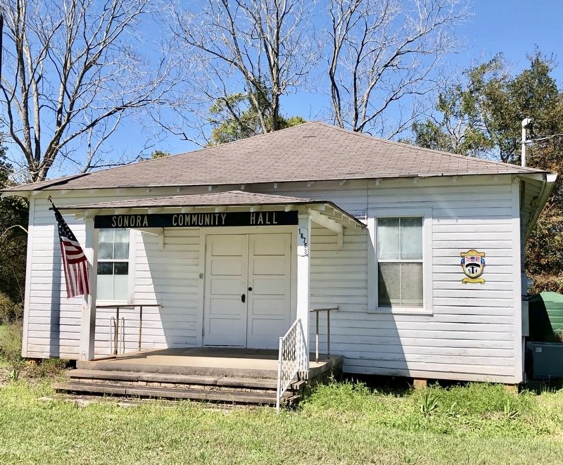The Sonora Community Hall image. Click for full size.