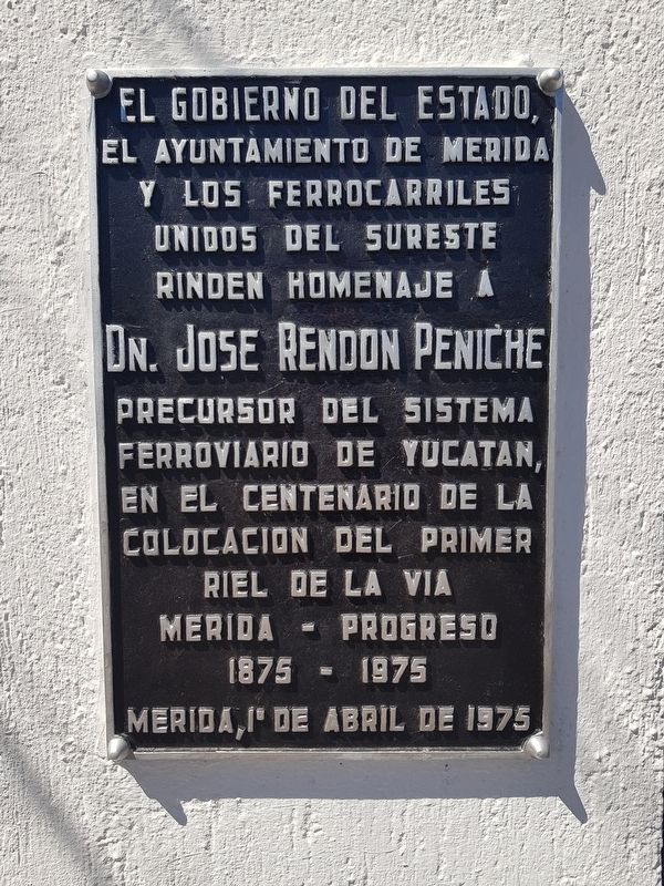 An additional Jos� Rend�n Peniche Marker image. Click for full size.