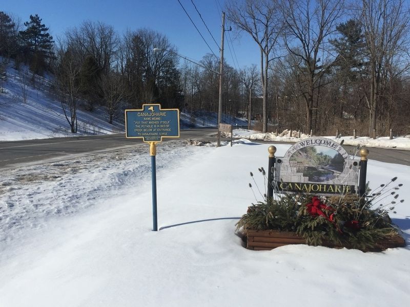 Canajoharie Marker. Click for full size. Canajoharie Marker image. Click for full size.