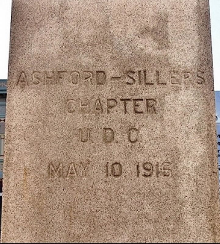 Sampson County Confederate Monument (<i>back side</i>) image. Click for full size.