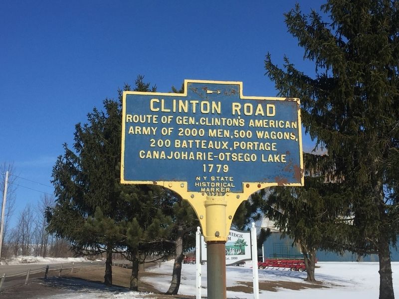 Clinton Road Marker image. Click for full size.